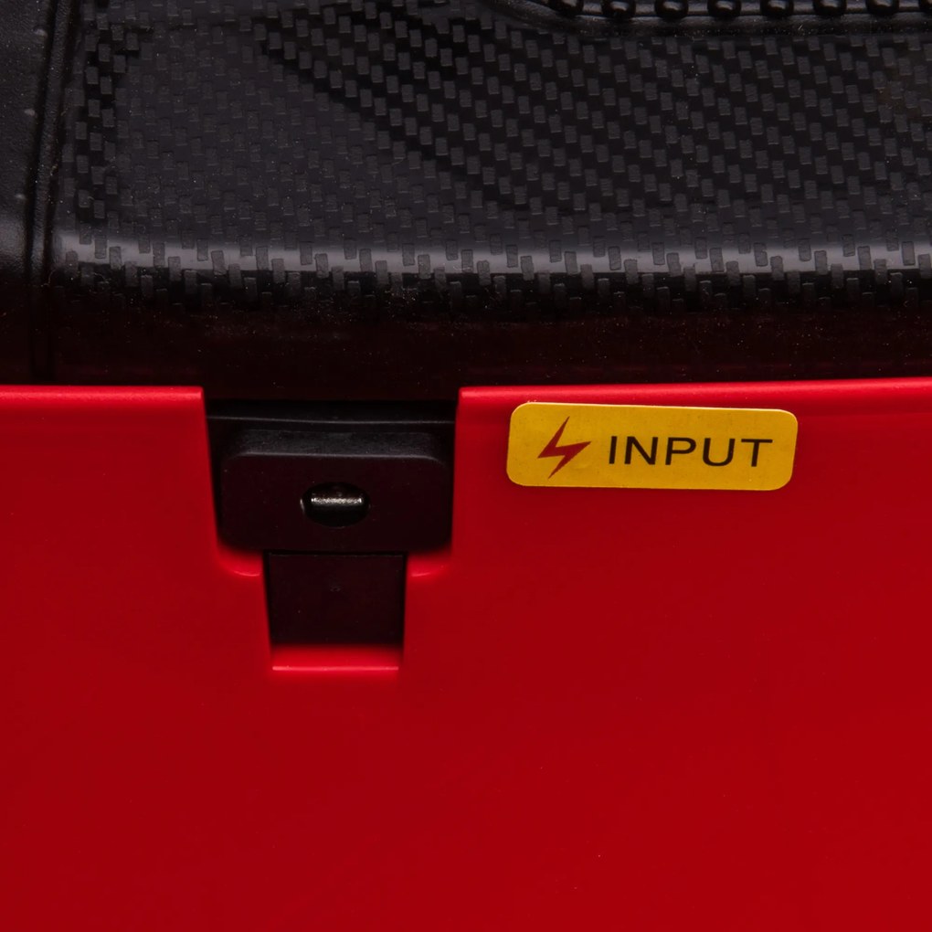 HOMCOM Samochód dziecięcy Lamborghini auto do zabawy SUV z pilotem muzyką kolor czerwony