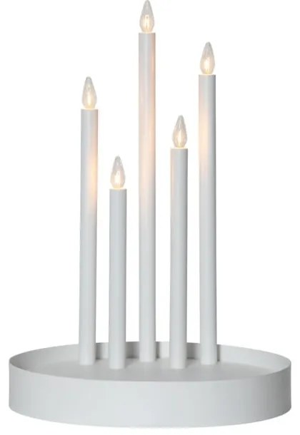 Biała dekoracja świetlna ø 32 cm Deco – Star Trading