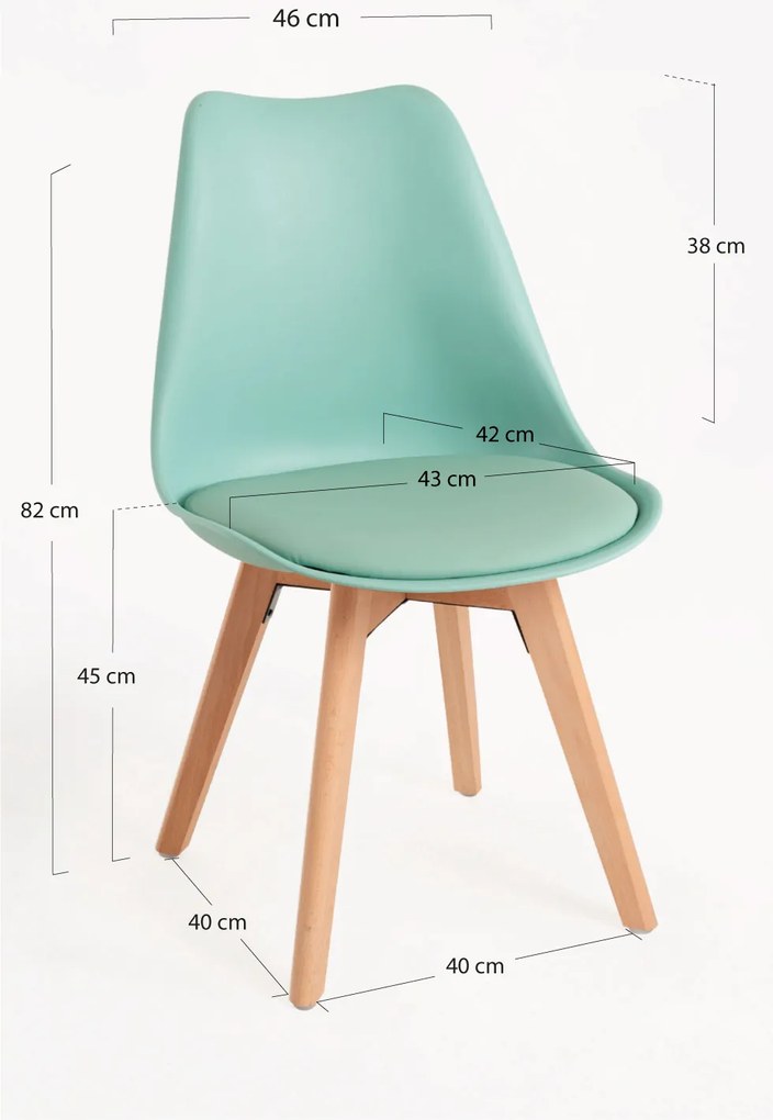 Zestaw 4 krzese Synk Basic