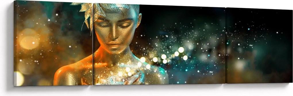 Obraz złotej wróżki (170x50 cm)