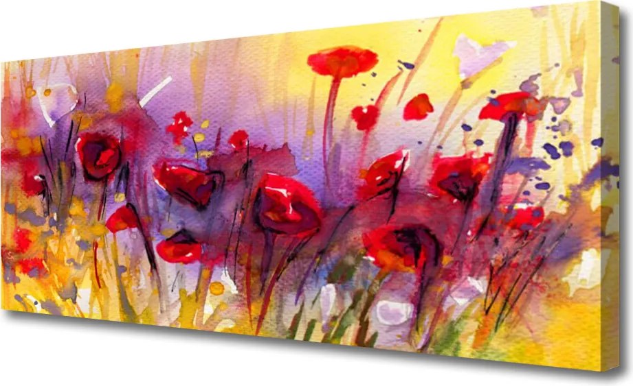 Obraz na płótnie Graficzna Interpretacja Flory