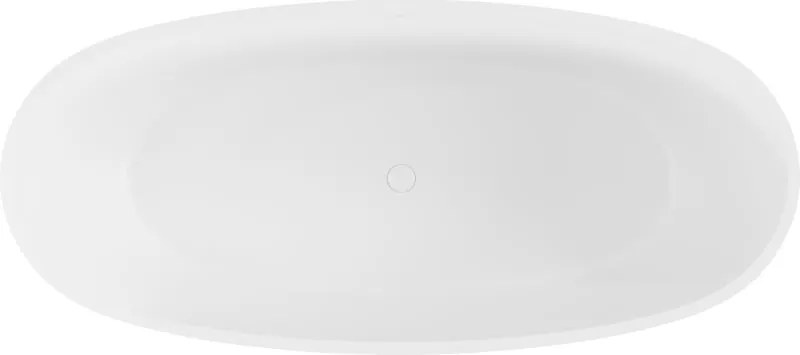 Mexen Torino wanna wolnostojąca z konglomeratu 175 x 78 cm, biała mat - 57271757800