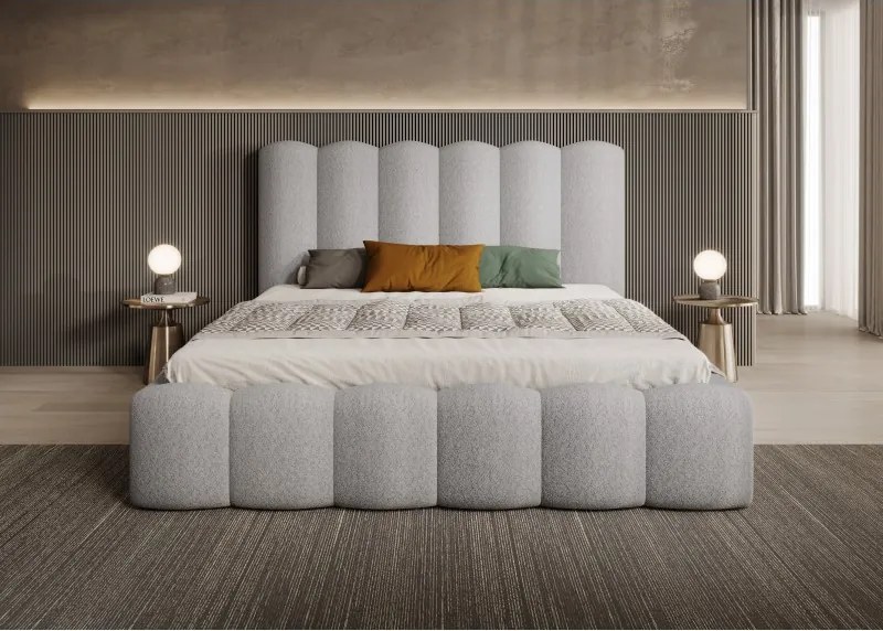 Łóżko Mona V 140 w tkaninie Abriamo 05