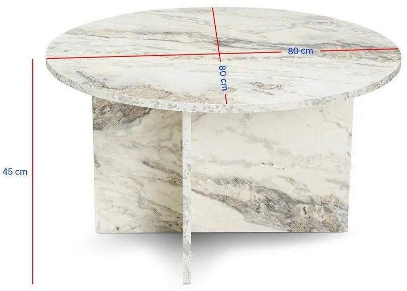 Stolik konferencyjny Harmo Freesia Marble