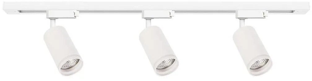 Oprawa punktowa do systemu szynowego PIPE 3xGU10/10W/230V biała