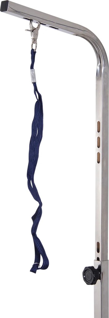 PawHut Stół Trymerski dla Psów Czarny z Regulacją Wysokości i Zawiesiem | Aosom PL