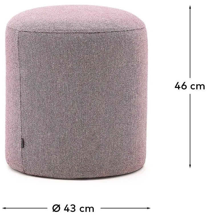 Fioletowy puf Kaeli – Kave Home