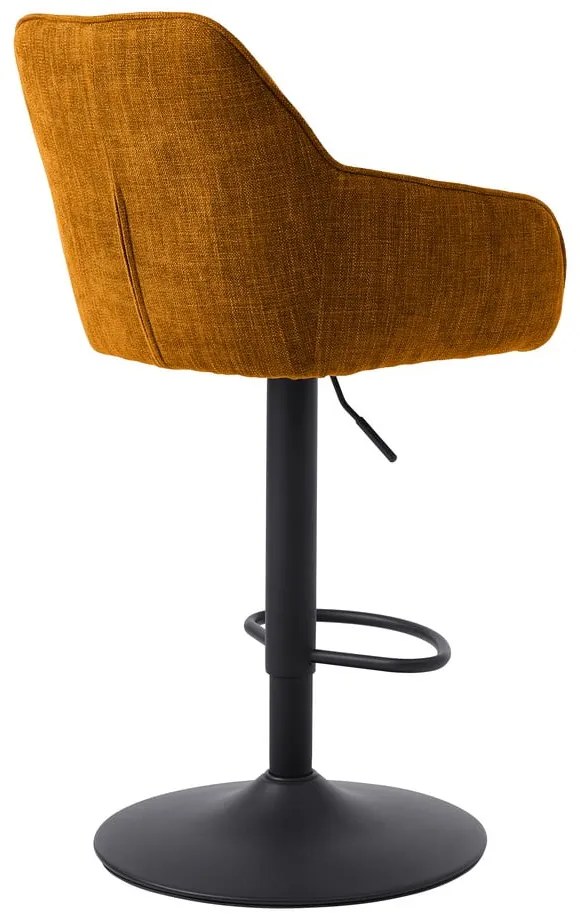 Pomarańczowe hokery zestaw 2 szt. (wysokość siedziska 69 cm) Avola – Unique Furniture