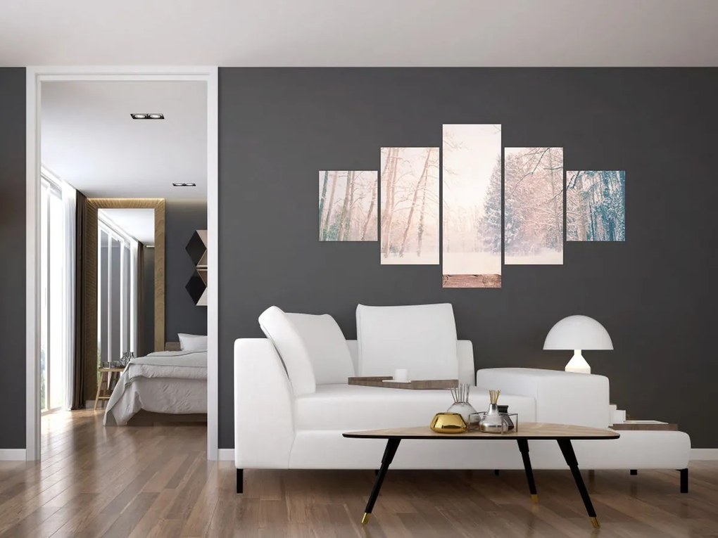 Obraz - Widok na las (125x70 cm)