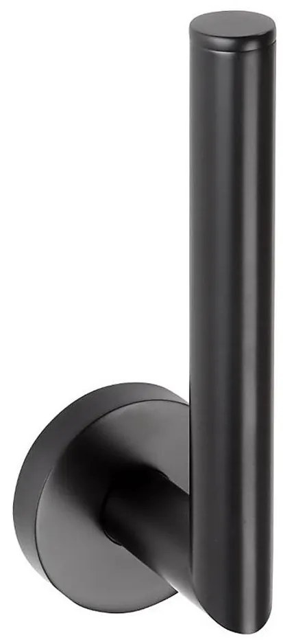 Sapho - Uchwyt na papier toaletowy X-ROUND 16,5 cm czarny