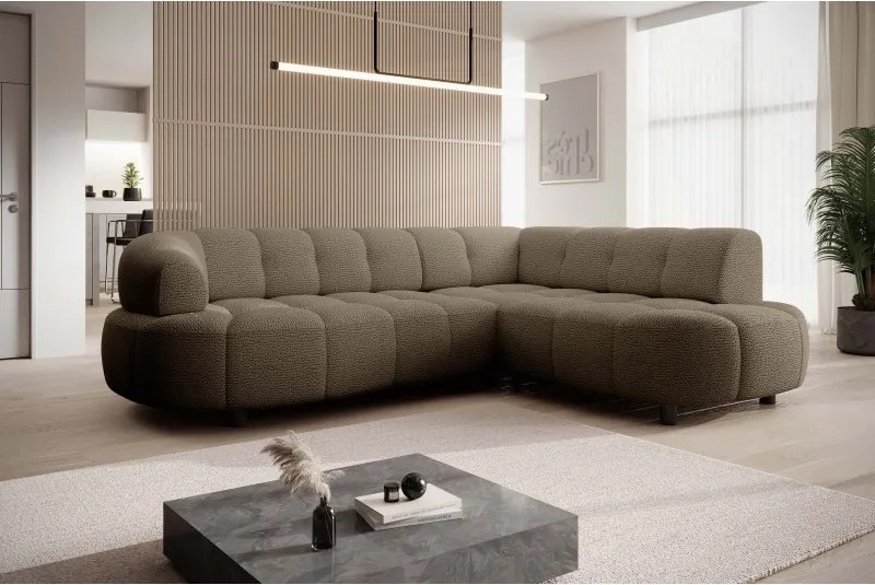 Narożnik VELPA L z elektryczną regulacją siedziska Prawostronny w tkaninie JAGUAR 08 WERSAL