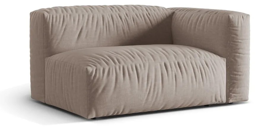 Beżowy moduł sofy (prawostronny) Martina – Micadoni Home