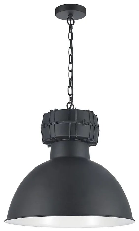 Żyrandol na łańcuchu BJORN 1xE27/60W/230V czarny