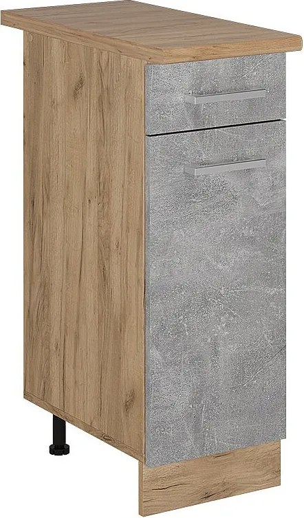 Szafka dolna do kuchni beton 30x60x81.6 r-line