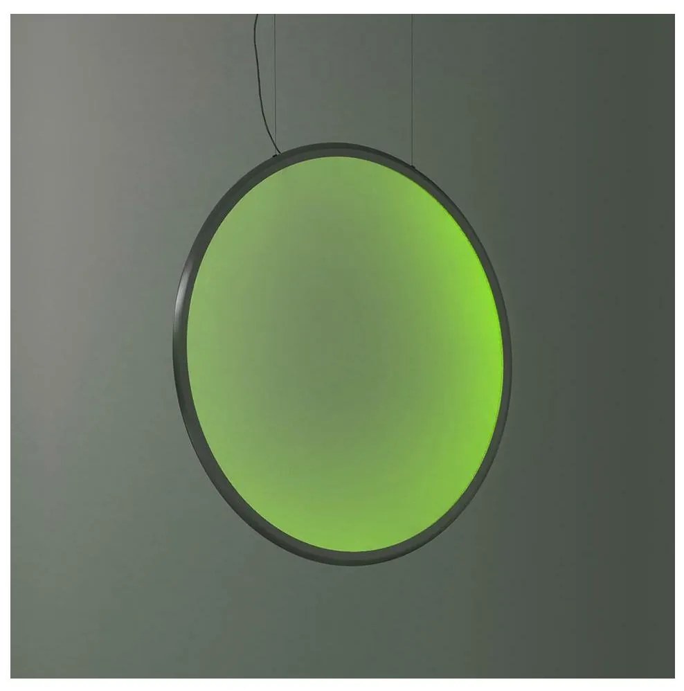 Artemide 1993310APP-LED RGBW Ściemnialny żyrandol na lince DISCOVERY LED/59W/230V antracyt