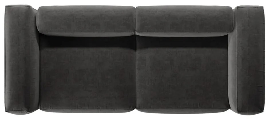 Ciemnoszara sofa 264 cm Bergano – Cosmopolitan Design