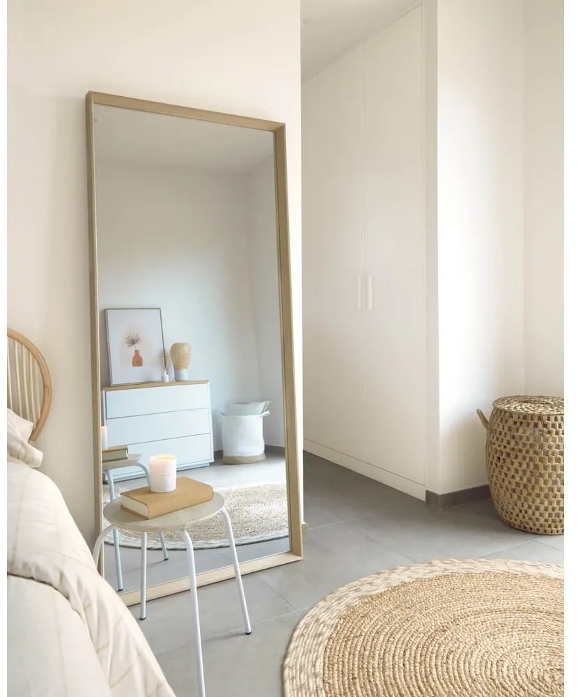 Lustro ścienne 80x180 cm Nerina Natural – Kave Home