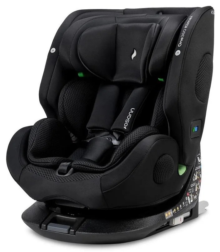 OSANN - Fotelik samochodowy ONE 360 Klimax i-Size 40-150 cm All Black