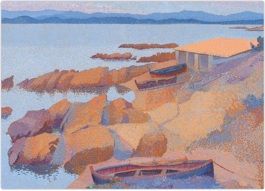 Obraz - Henri Edmond Cross, Calanque des Antibois, reprodukcje (70x50 cm)