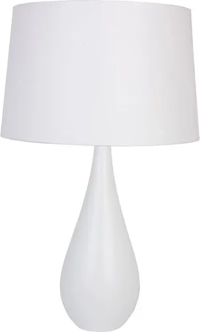 Biała skandynawska lampa stołowa z abażurem - 7X S224 D2-L37