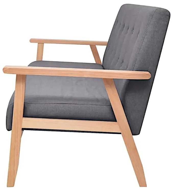 Ciemnoszara sofa do salonu - Sybis