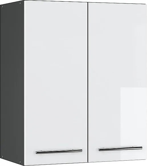 Szafka ścienna biały wysoki połysk 60x34.1x72 fame-line