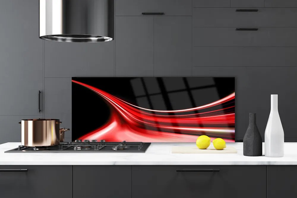 Szkło nad Blatem Geometryczna Gra Linii