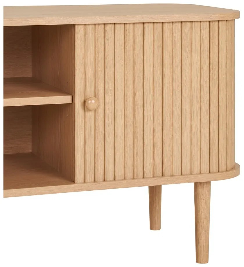 Szafka pod TV w dekorze sosny w naturalnym kolorze 113x51,5x40 cm Nikko – House Nordic