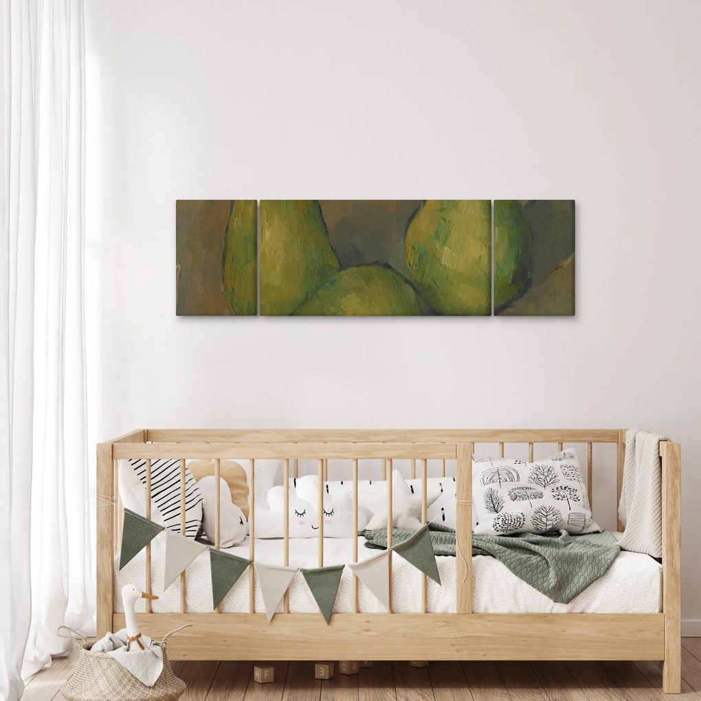 Obraz - Paul Cézanne, Three Pears, reprodukcje (170x50 cm)