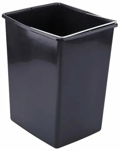 Elletipi Plastikowy kosz z uchwytem 17 l, czarny