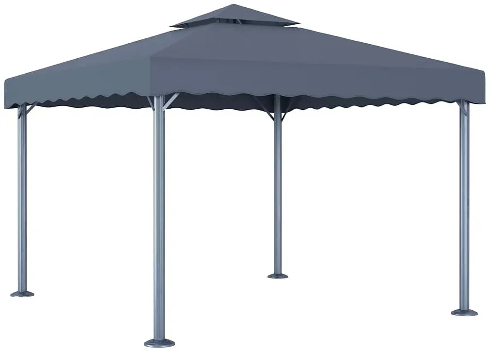 Namiot ogrodowy z lampkami LED antracyt H8-N30