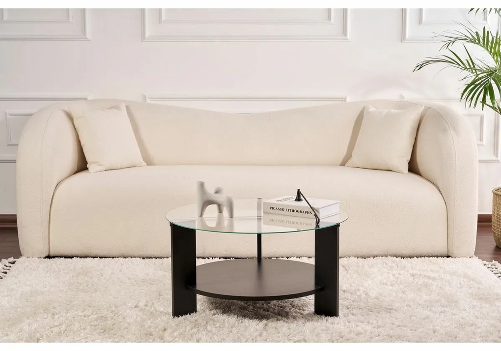 Stolik konferencyjny Clara Wood Black