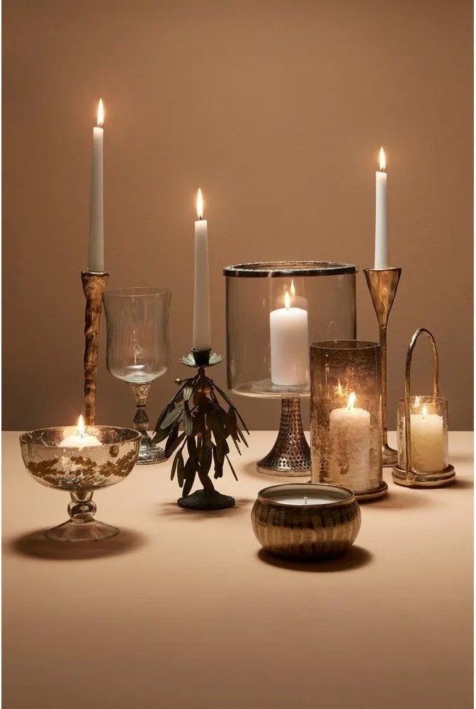 Metalowe świeczniki zestaw na świeczkę typu tealight 2 szt. Sagar – Bizzotto