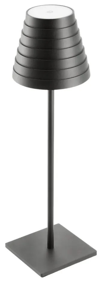 Czarna lampa stołowa LED (wysokość 37 cm) Fizzi – GTV