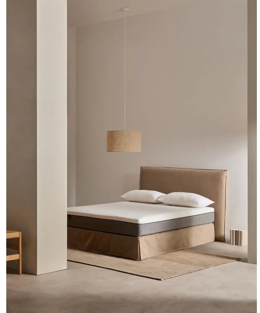 Średnio twardy piankowy materac ze zdejmowanym pokrowcem/antyalergiczny 150x200 cm Eva – Kave Home