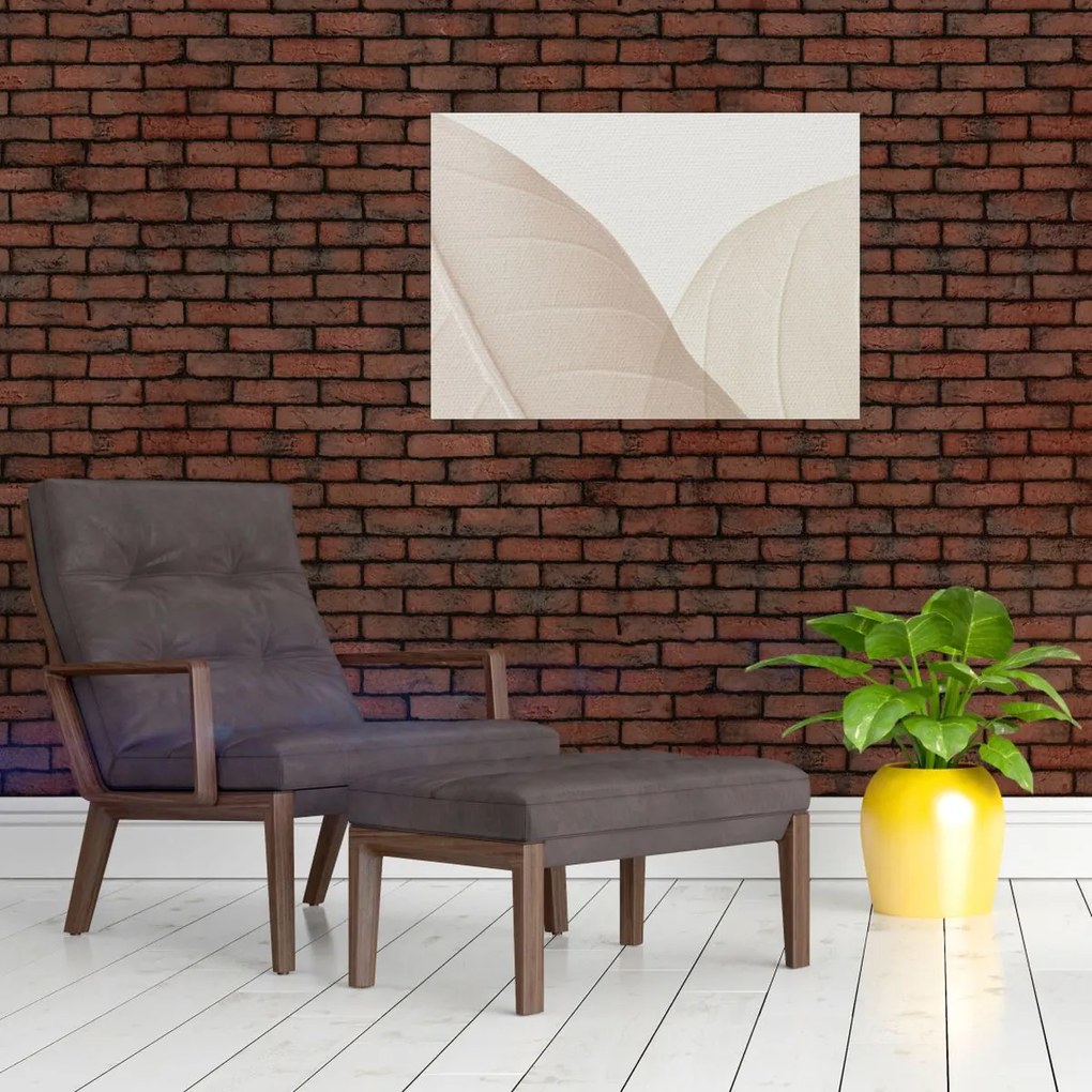 Obraz - Teksturowane liście (70x50 cm)