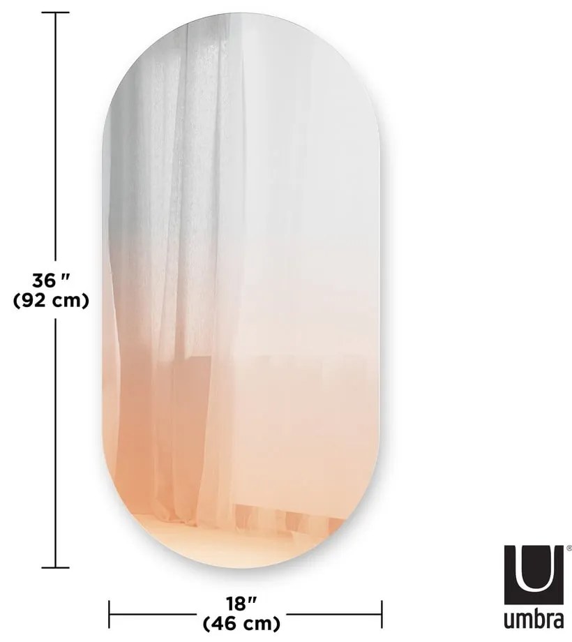 Lustro ścienne 46x92 cm Misto – Umbra
