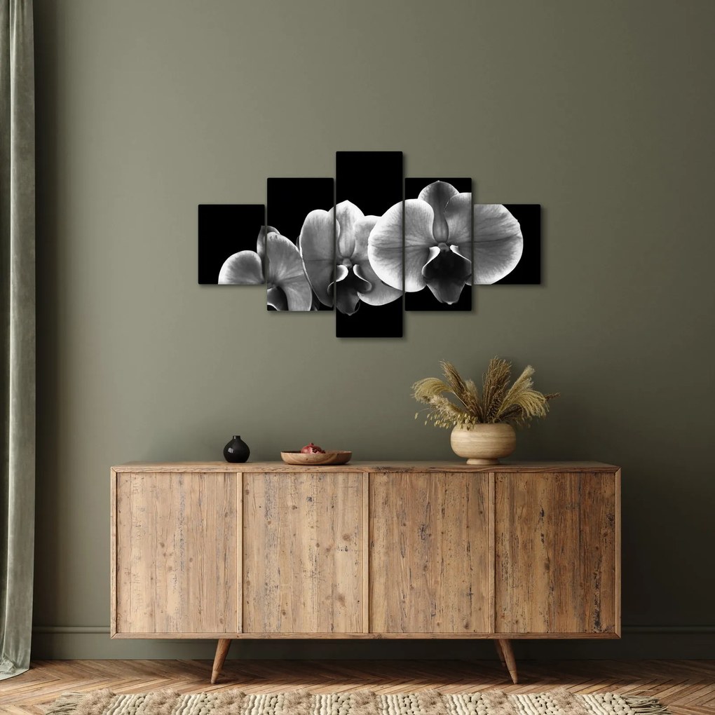 Obraz kwiatu orchidei (125x70 cm)