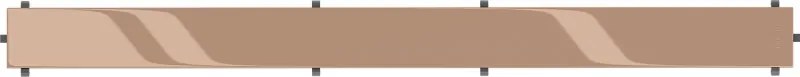 Mexen Flat M13 maskownica 2w1 do odpływu liniowego 60 cm, różowe złoto - 1619060