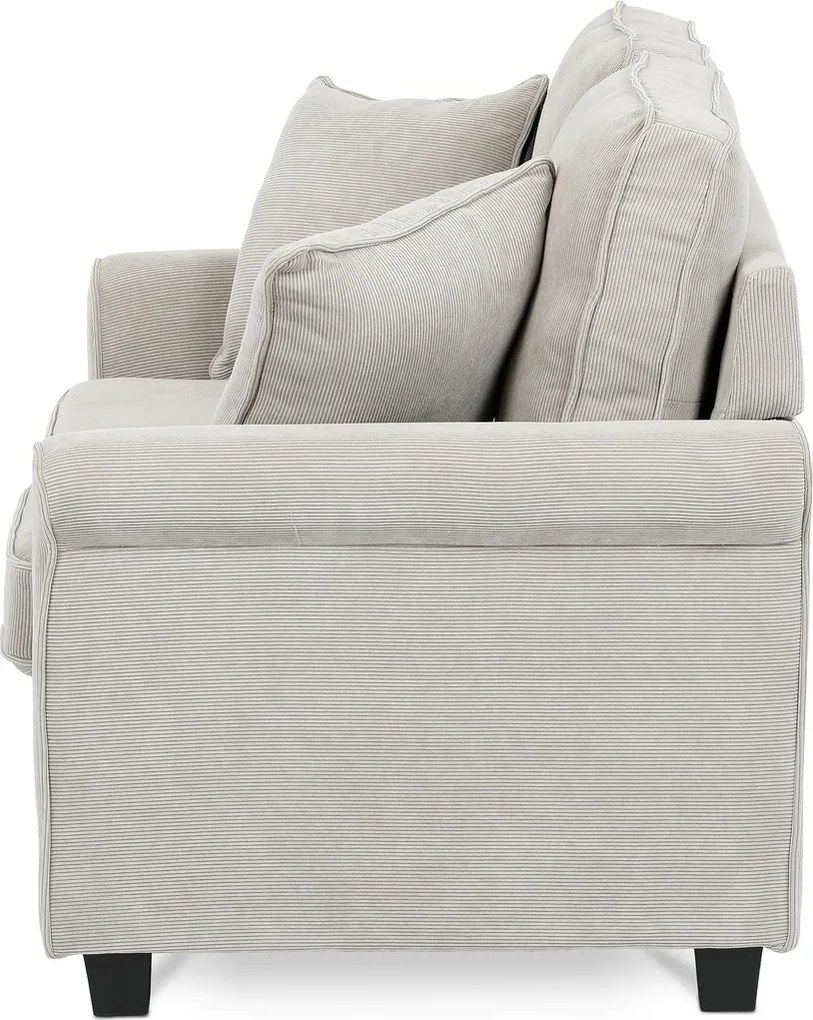Sofa dwuosobowa ASB-4170 BGE2, sztruks, beżowy