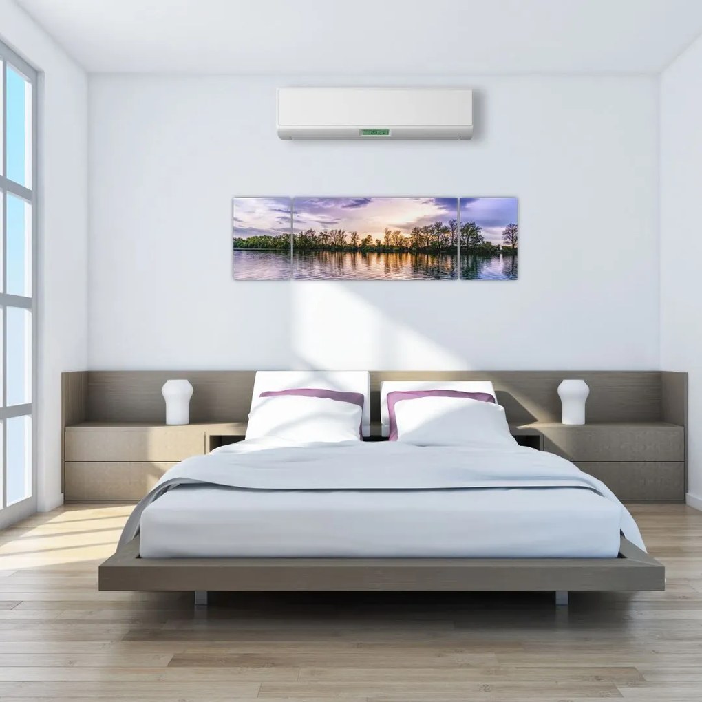 Obraz jeziora (170x50 cm)