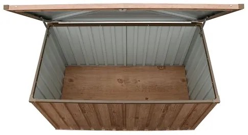 Skrzynia ogrodowa Duramax brązowa, 134 x 74 cm