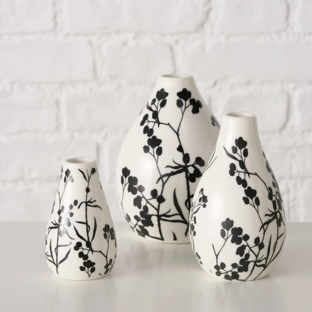 Wazon ceramiczny BERRIES, 3 sztuki