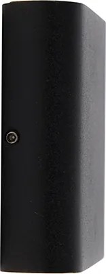 Nowoczesna lampa ścienna zewnętrzna czarna 11,5 cm z LED IP65 - Batt