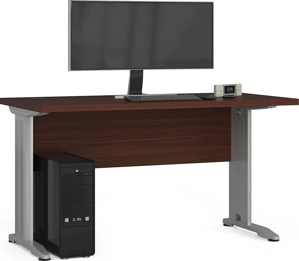Biurko nowoczesne do pracy wenge K1-W01