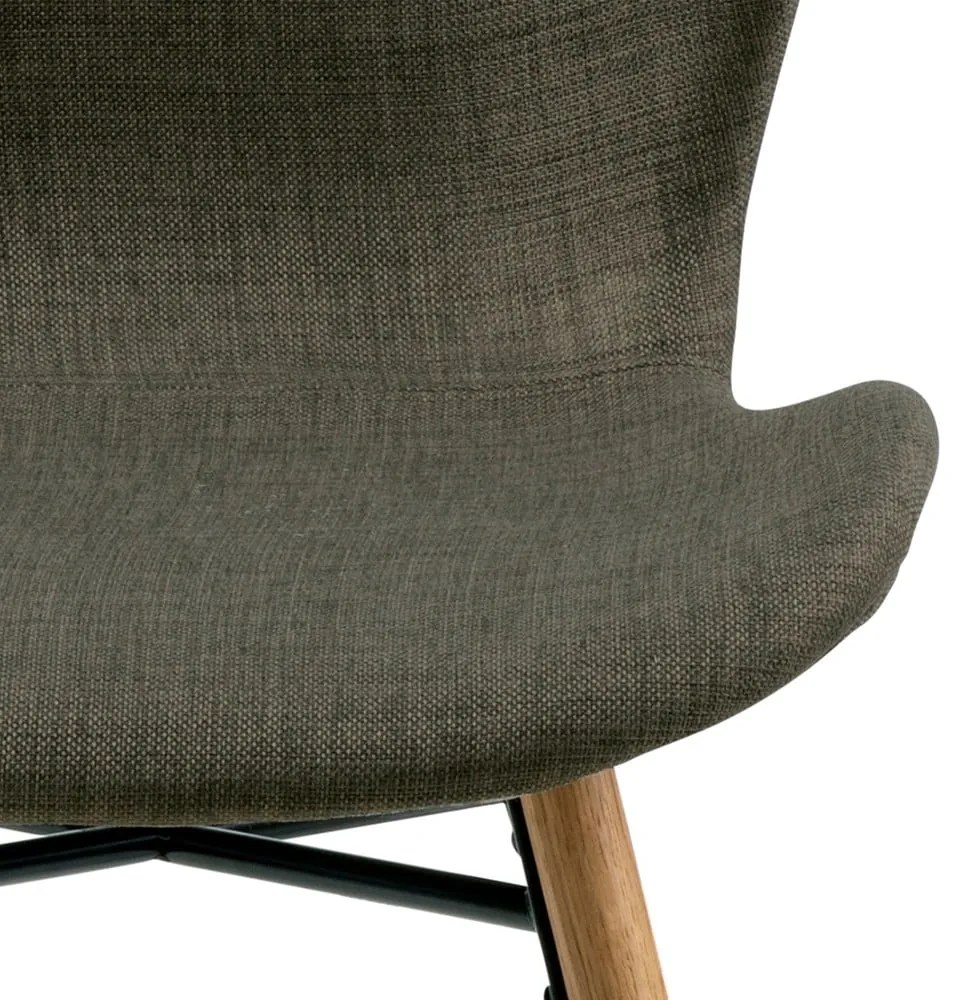 Zielone tapicerowane krzesła zestaw 2 szt. Batilda – Actona