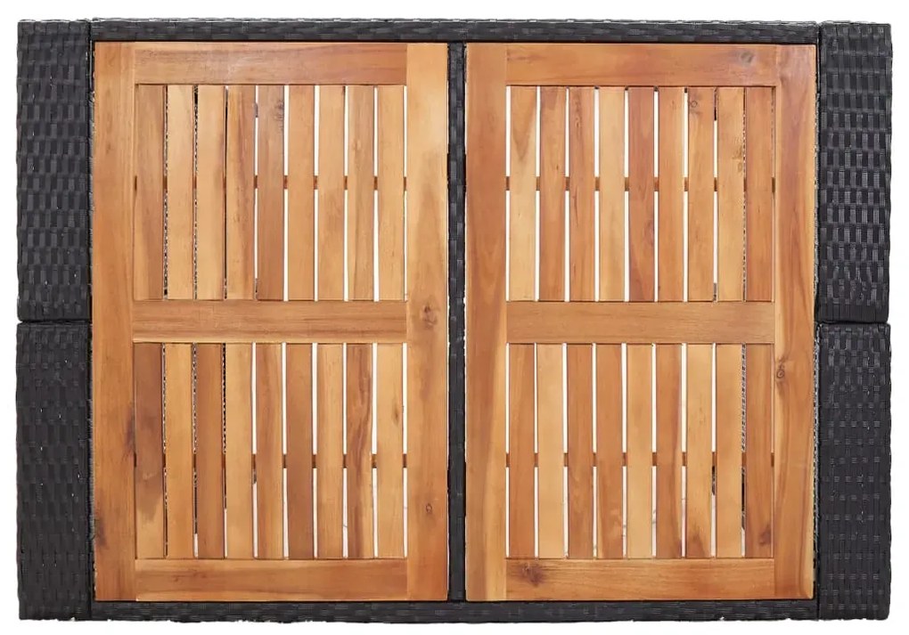 Zestaw czarnych mebli ogrodowych L3-K36