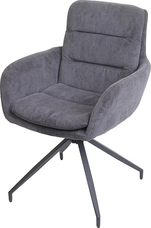 Krzesło do jadalni MCW-K32,  Cord grey