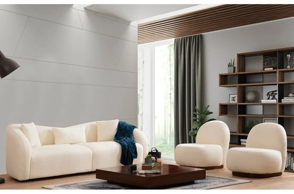 Kremowa sofa 236 cm Venedik – Artie