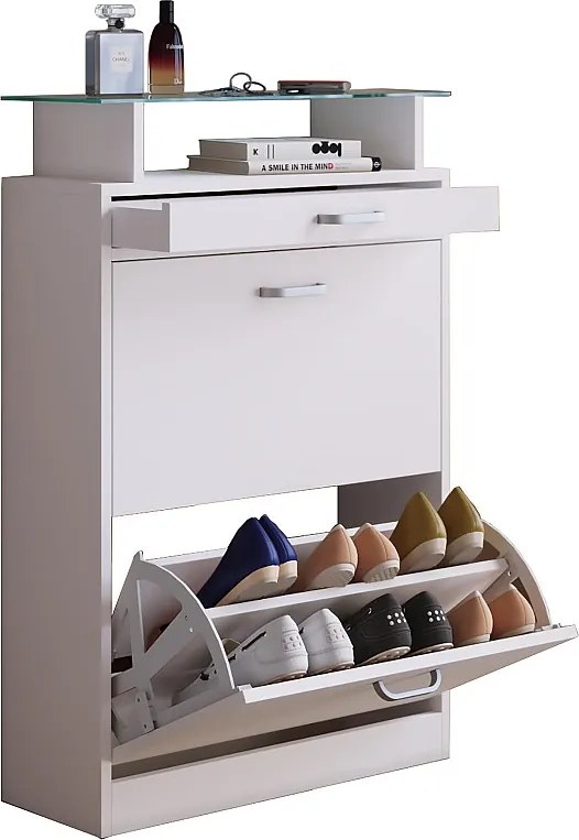 Drewniana szafka na buty Wywrotka butów Sipos M